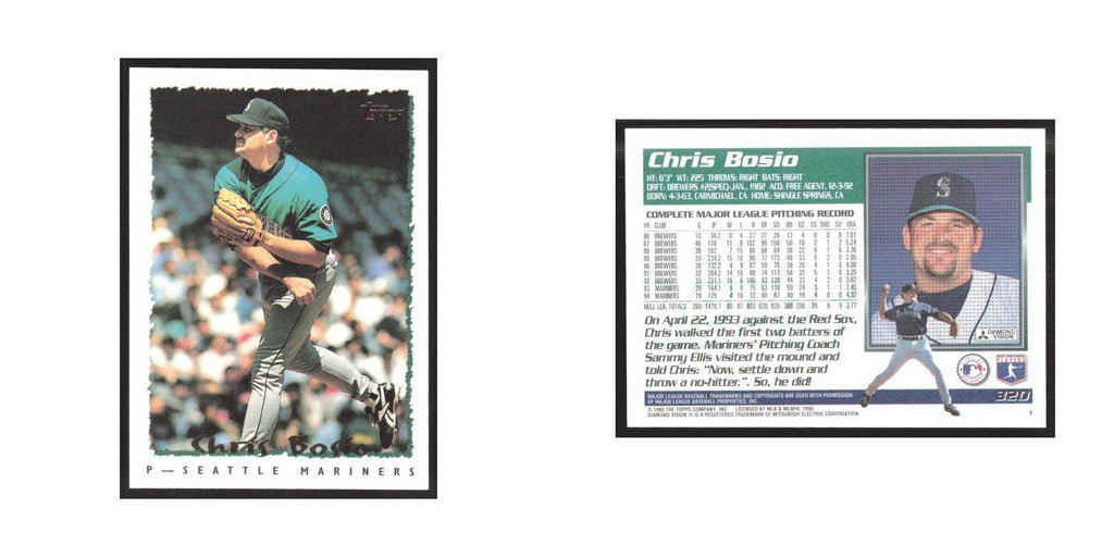 1995 Topps Chris Bosio Mariners #320