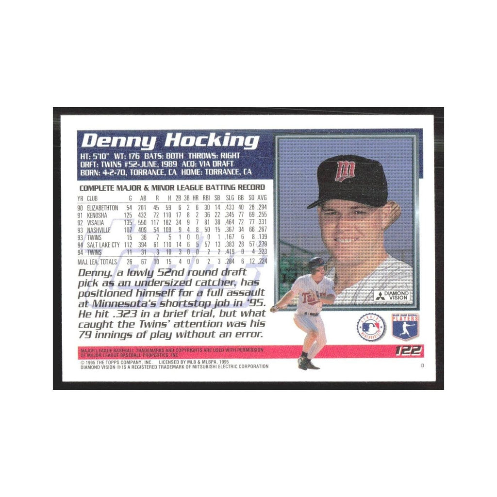 1995 Topps Denny Hocking Twins #122