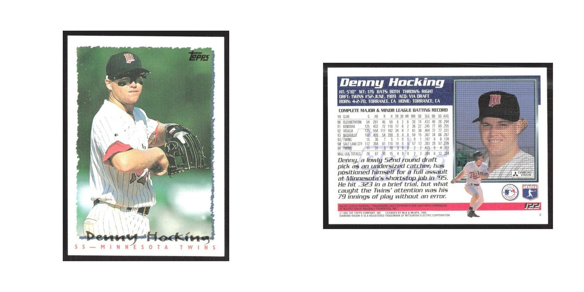 1995 Topps Denny Hocking Twins #122