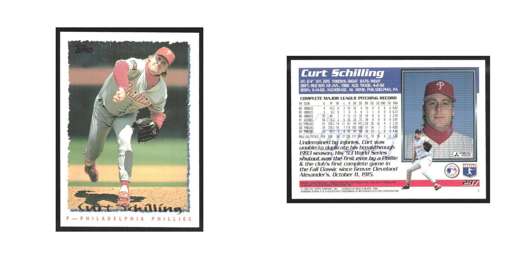 1995 Topps Curt Schilling #297