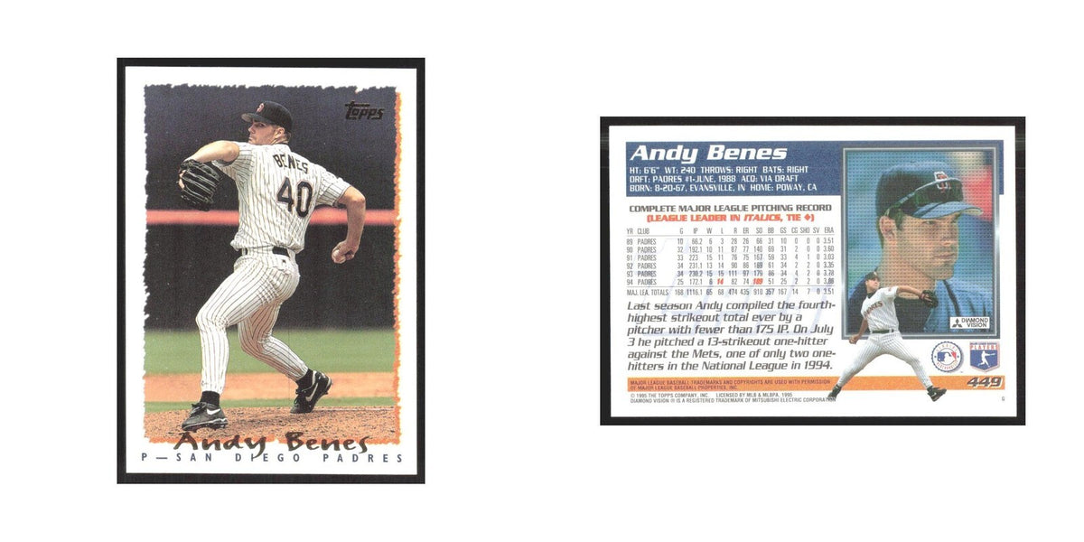 1995 Topps Andy Benes Padres #449