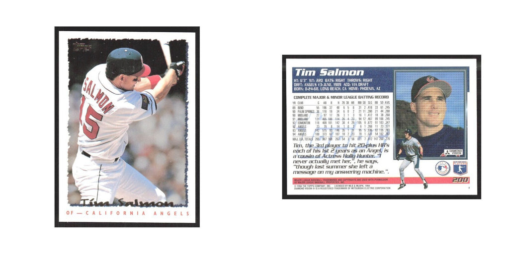 1995 Topps Tim Salmon Angels #200