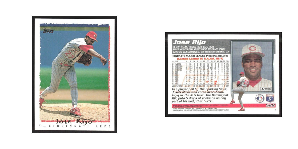 1995 Topps Jose Rijo #529