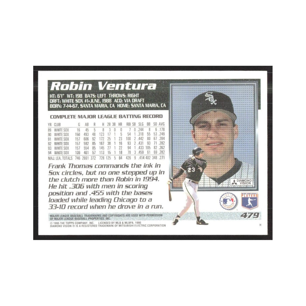 1995 Topps Robin Ventura White Sox #479