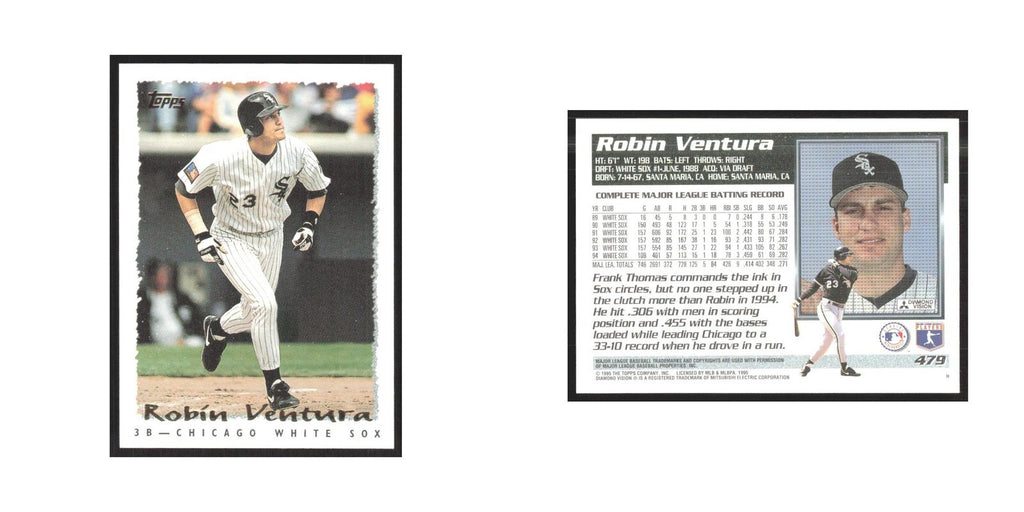 1995 Topps Robin Ventura White Sox #479