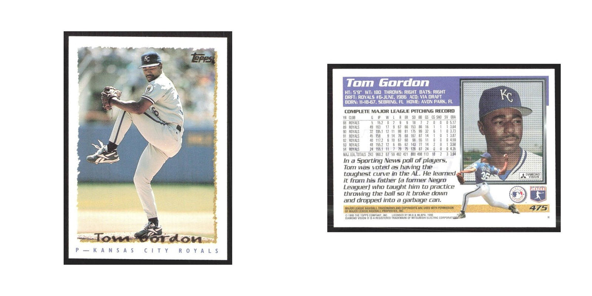 1995 Topps Tom Gordon Royals #475