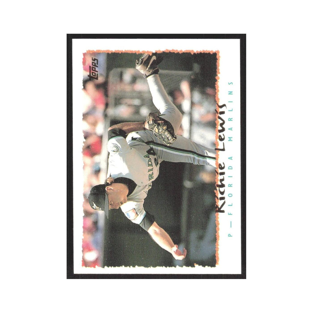 1995 Topps Richie Lewis Florida Marlins #373