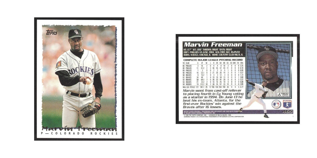 1995 Topps Marvin Freeman Rockies #465