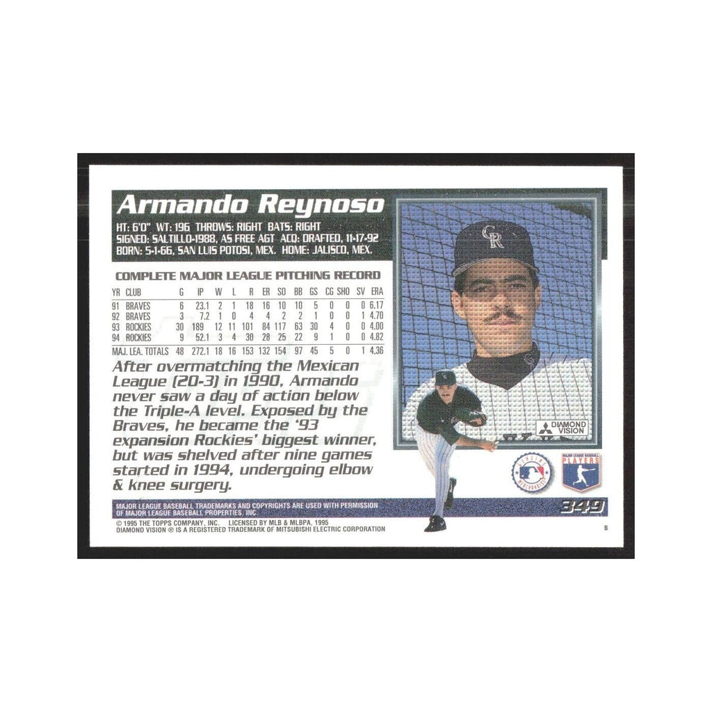 1995 Topps Armando Reynoso Rockies #349