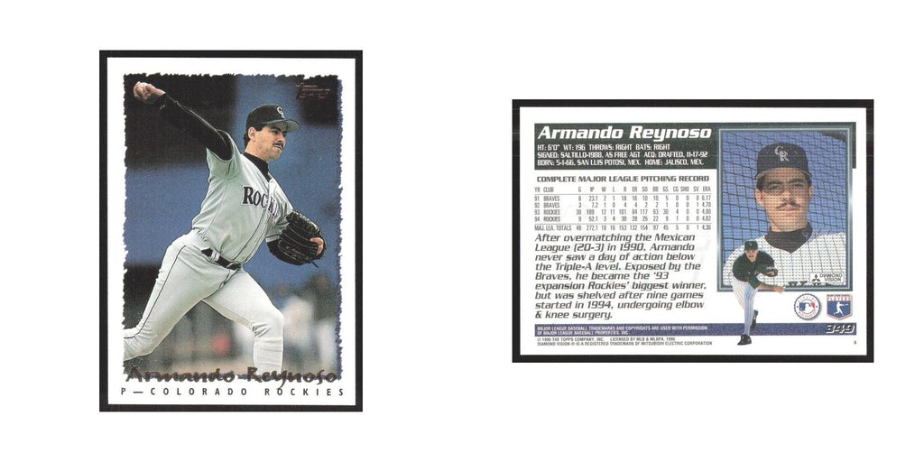 1995 Topps Armando Reynoso Rockies #349