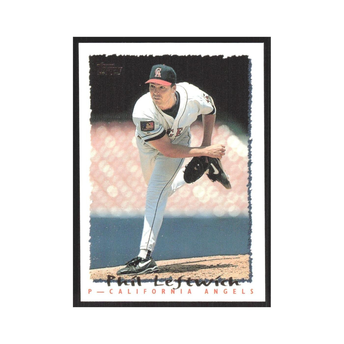 1995 Topps Phil Leftwich Angels #619