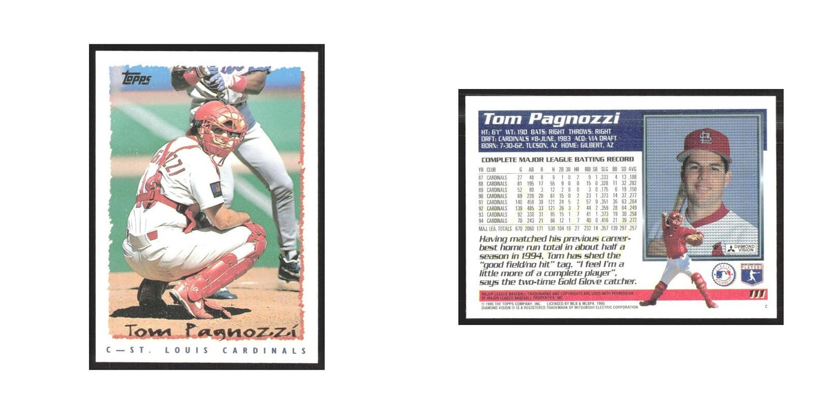 1995 Topps Tom Pagnozzi Cardinals #111