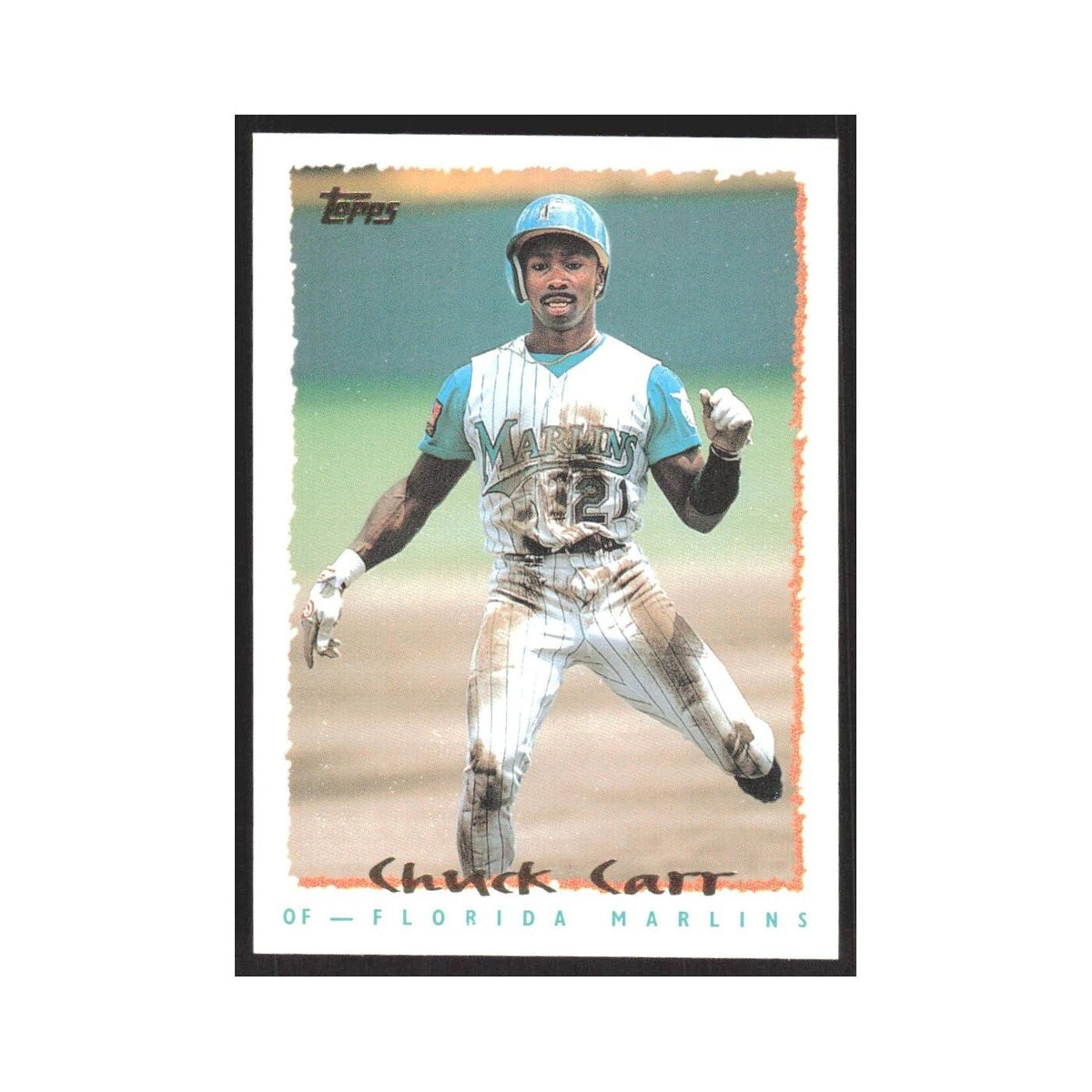 1995 Topps Chuck Carr Florida Marlins #96