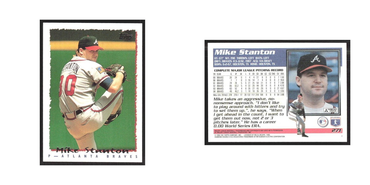 1995 Topps Mike Stanton Braves #271