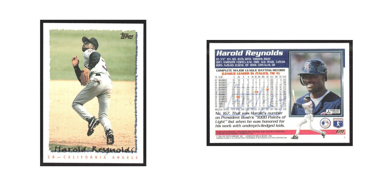 1995 Topps Harold Reynolds Angels #69