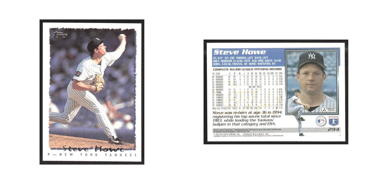 1995 Topps Steve Howe Yankees #294