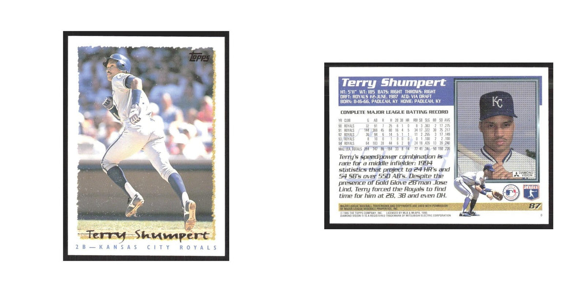 1995 Topps Terry Shumpert Royals #87