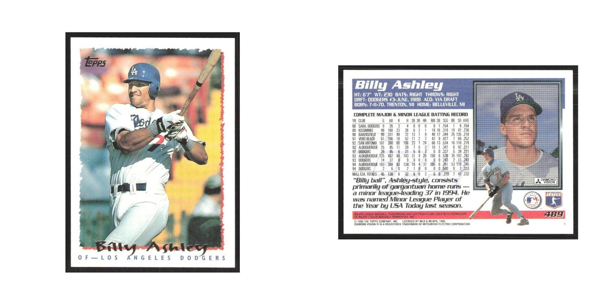1995 Topps Billy Ashley #489