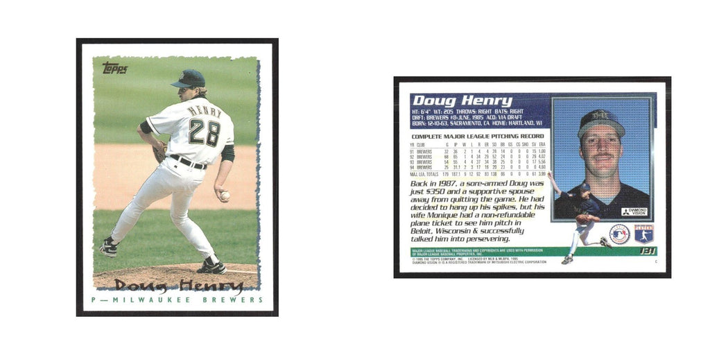 1995 Topps Doug Henry #131