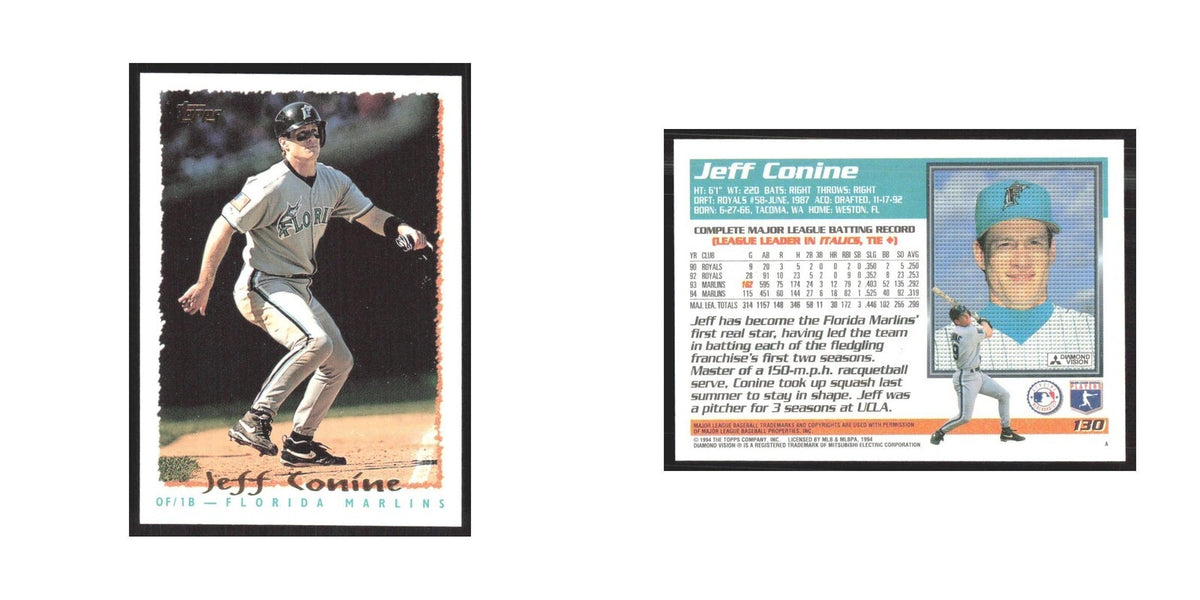 1995 Topps Jeff Conine Florida Marlins #130