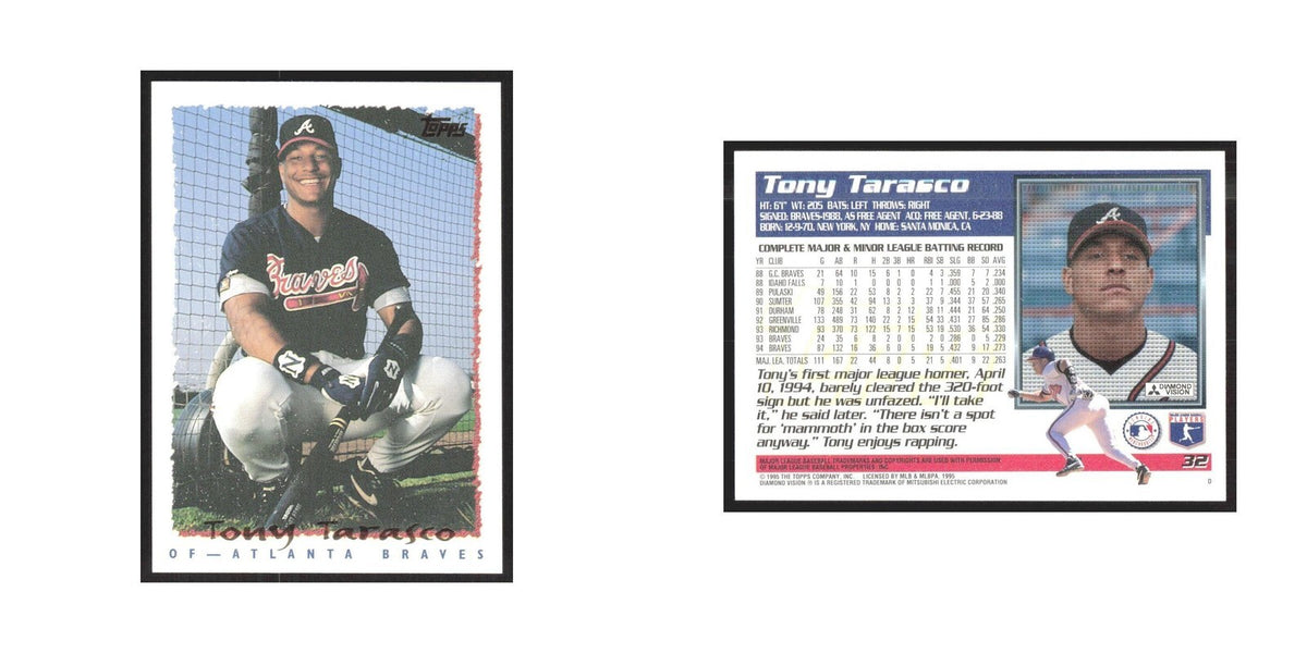 1995 Topps Tony Tarasco Braves #32