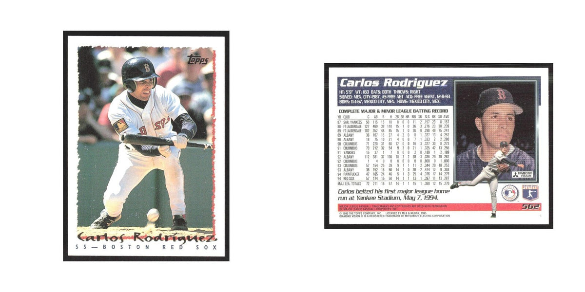 1995 Topps Carlos Rodriguez Red Sox #562
