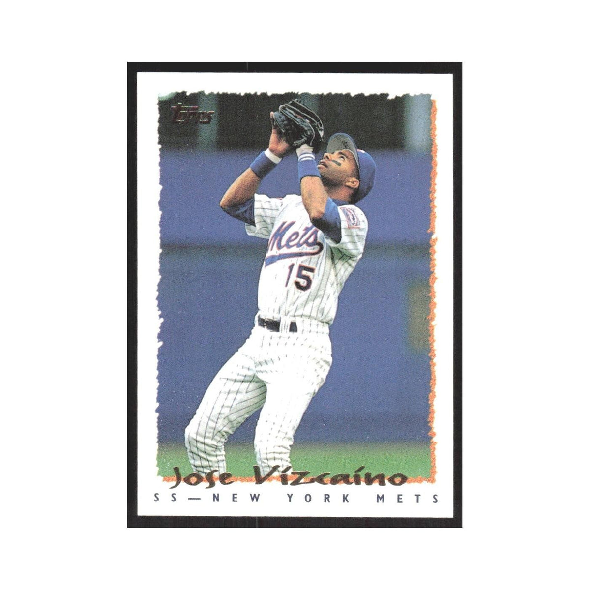 1995 Topps Jose Vizcaino Mets #14