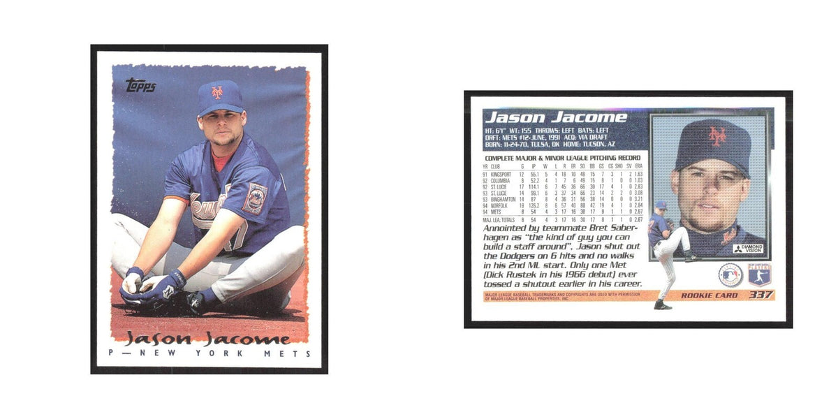 1995 Topps Jason Jacome Mets #337