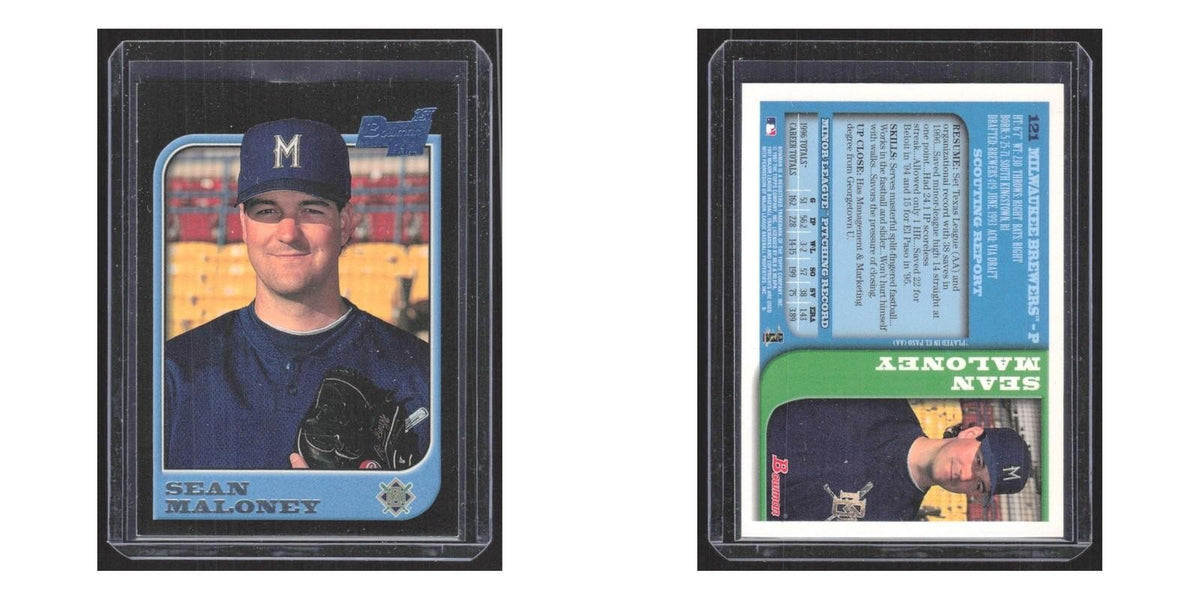 1997 Bowman Sean Maloney RC Brewers #121