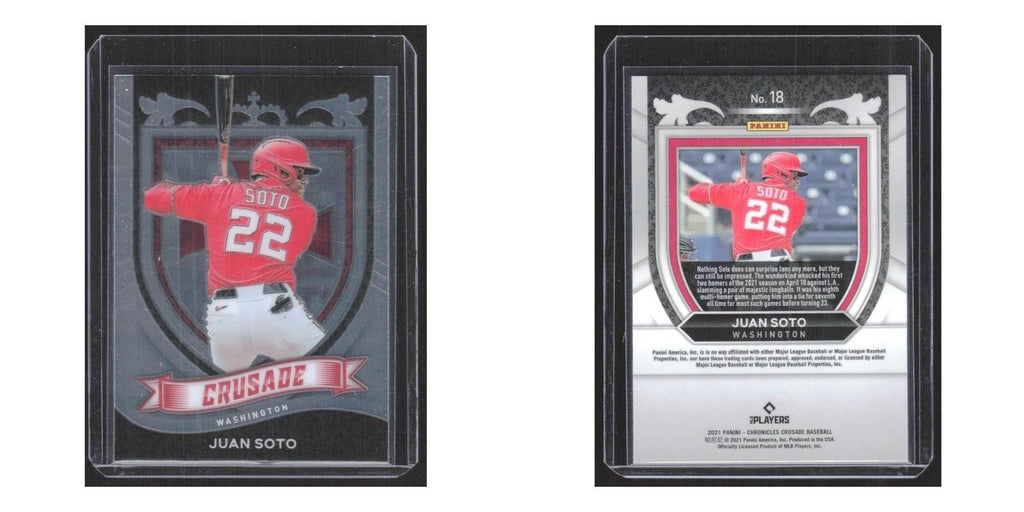 2021 Panini Chronicles Crusade Juan Soto Nationals #18