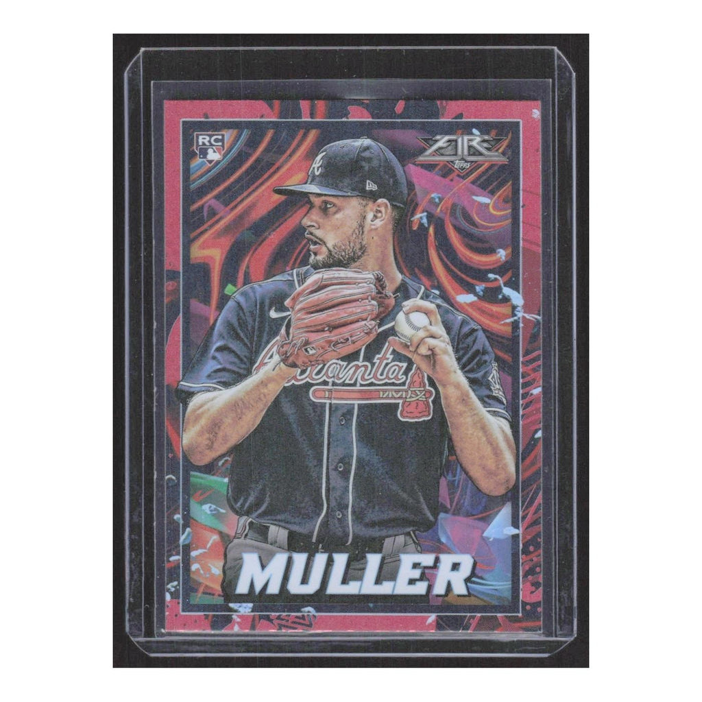 2022 Topps Fire Kyle Muller RC Braves #97