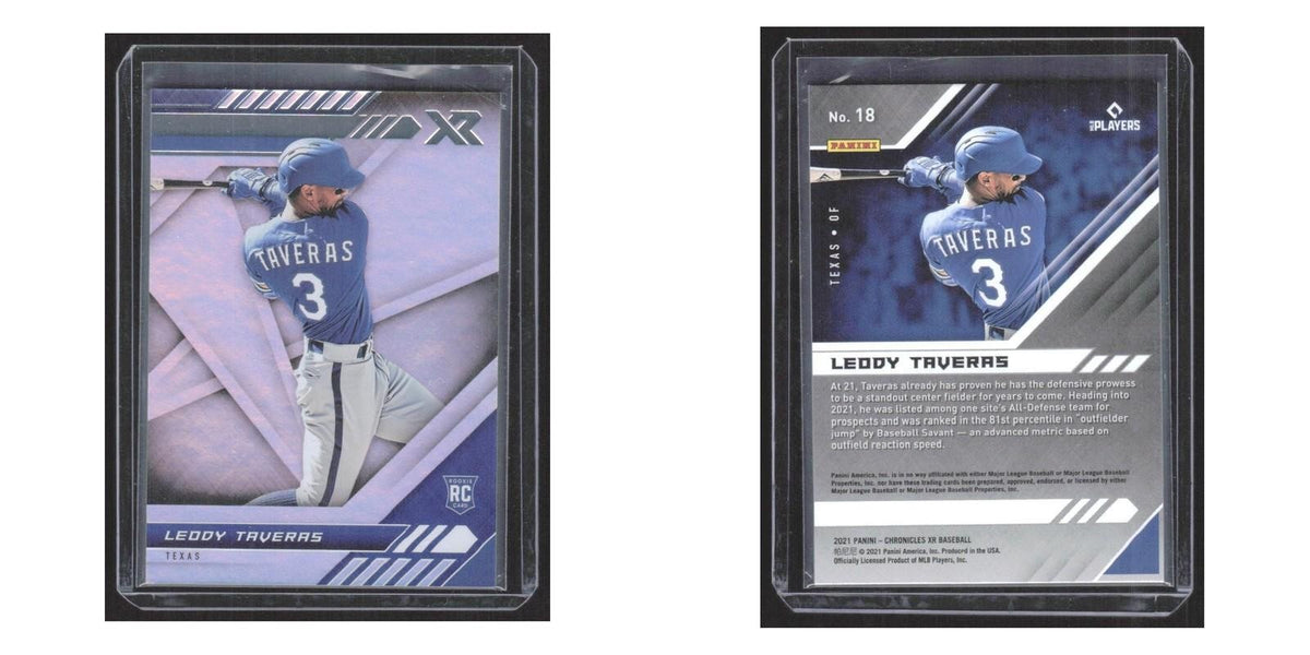 2021 Panini Chronicles XR Leody Taveras RC Rangers #18