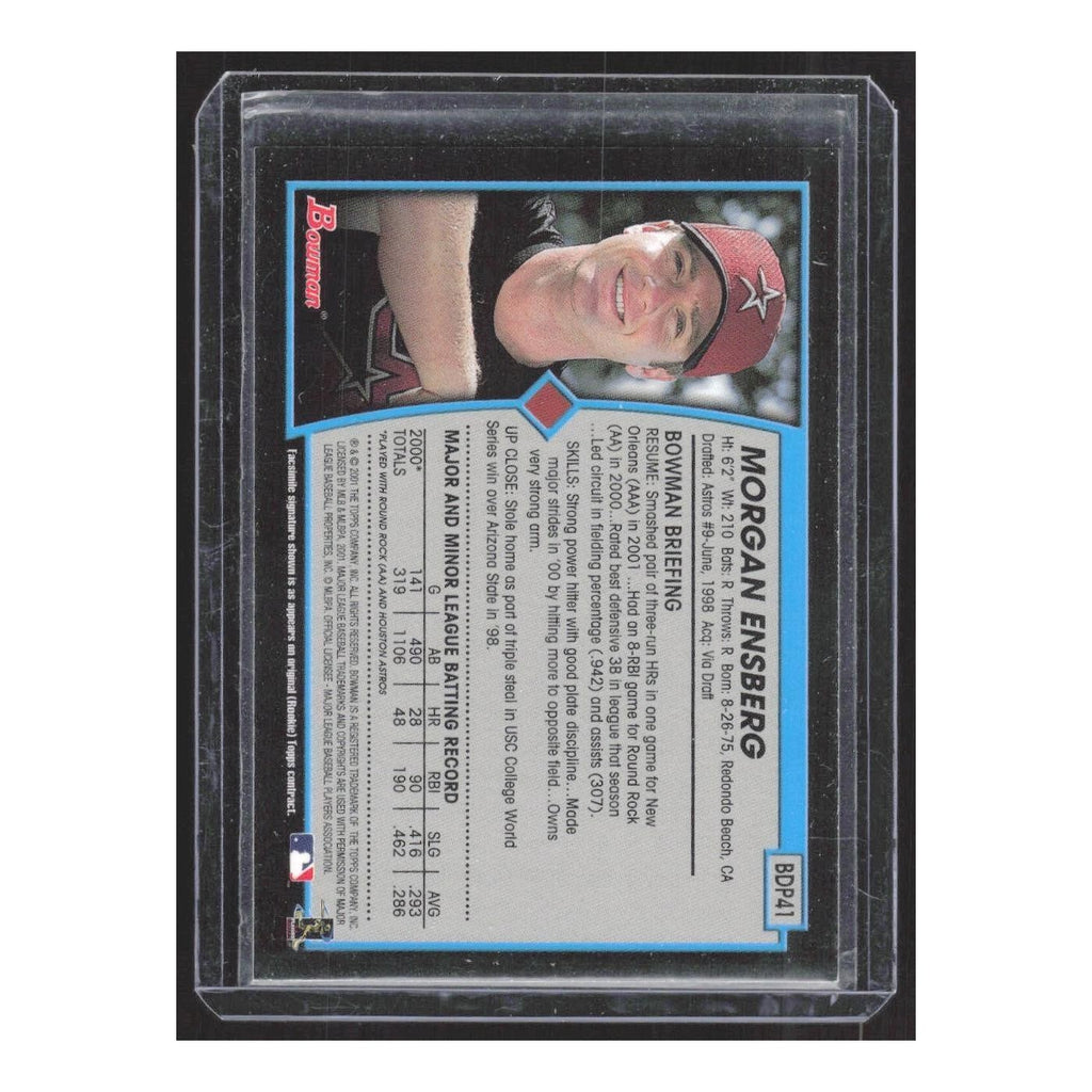 2001 Bowman Draft Picks & Prospects Morgan Ensberg RC Astros #BDP41