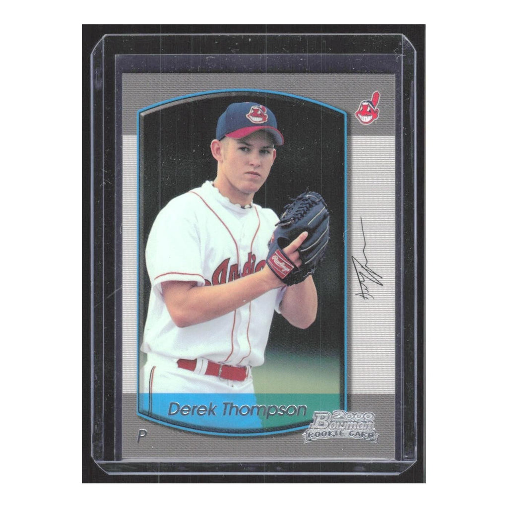 2001 Bowman Derek Thompson RC Indians #23