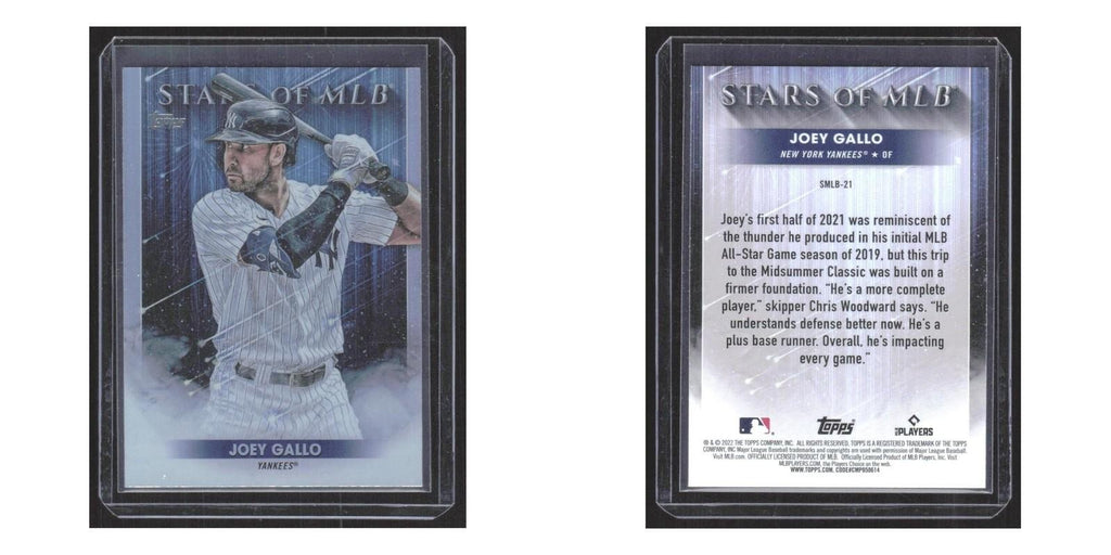 2022 Topps Stars of MLB Joey Gallo Yankees #SMLB-21