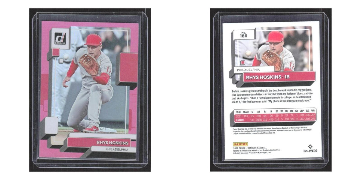 2022 Donruss Rhys Hoskins Phillies #186