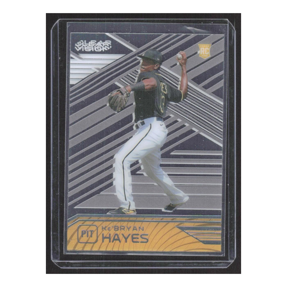 2021 Panini Chronicles Clear Vision Ke'Bryan Hayes Pirates #4