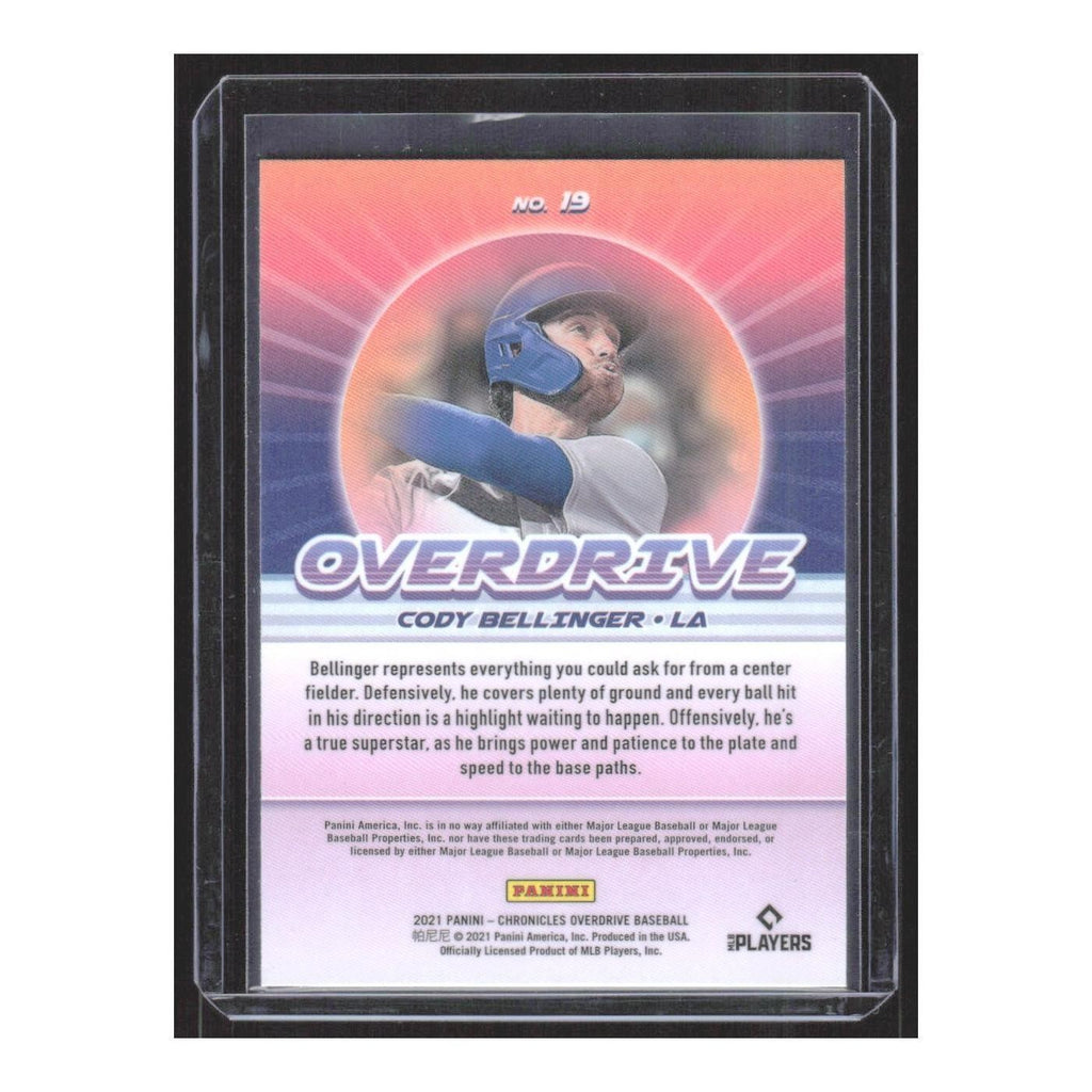 2021 Panini Chronicles Overdrive Cody Bellinger Dodgers #19