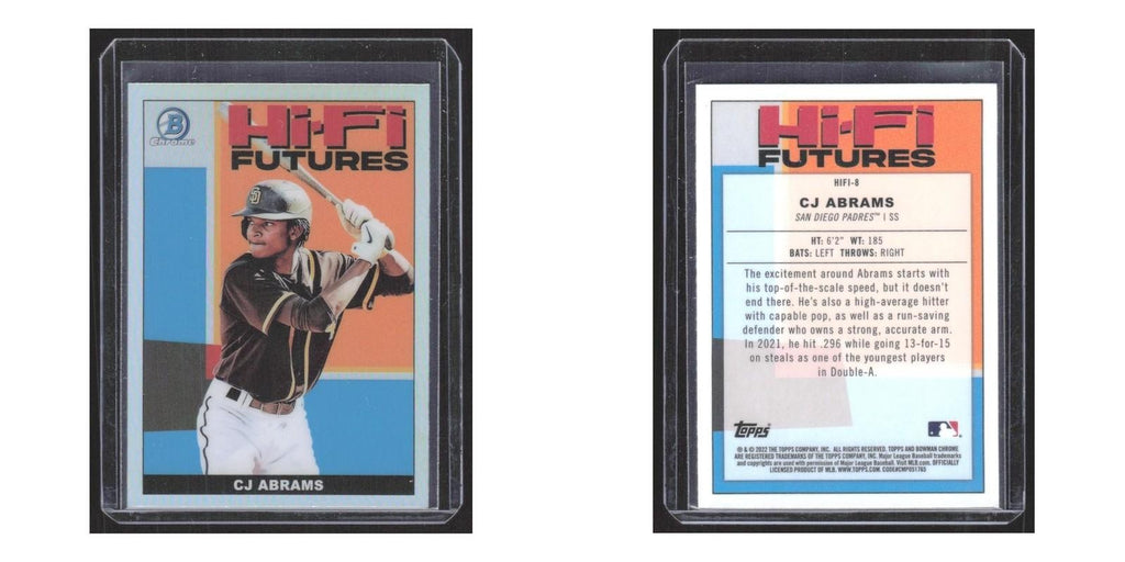 2022 Bowman Hi-Fi Futures CJ Abrams Padres #HIFI-8