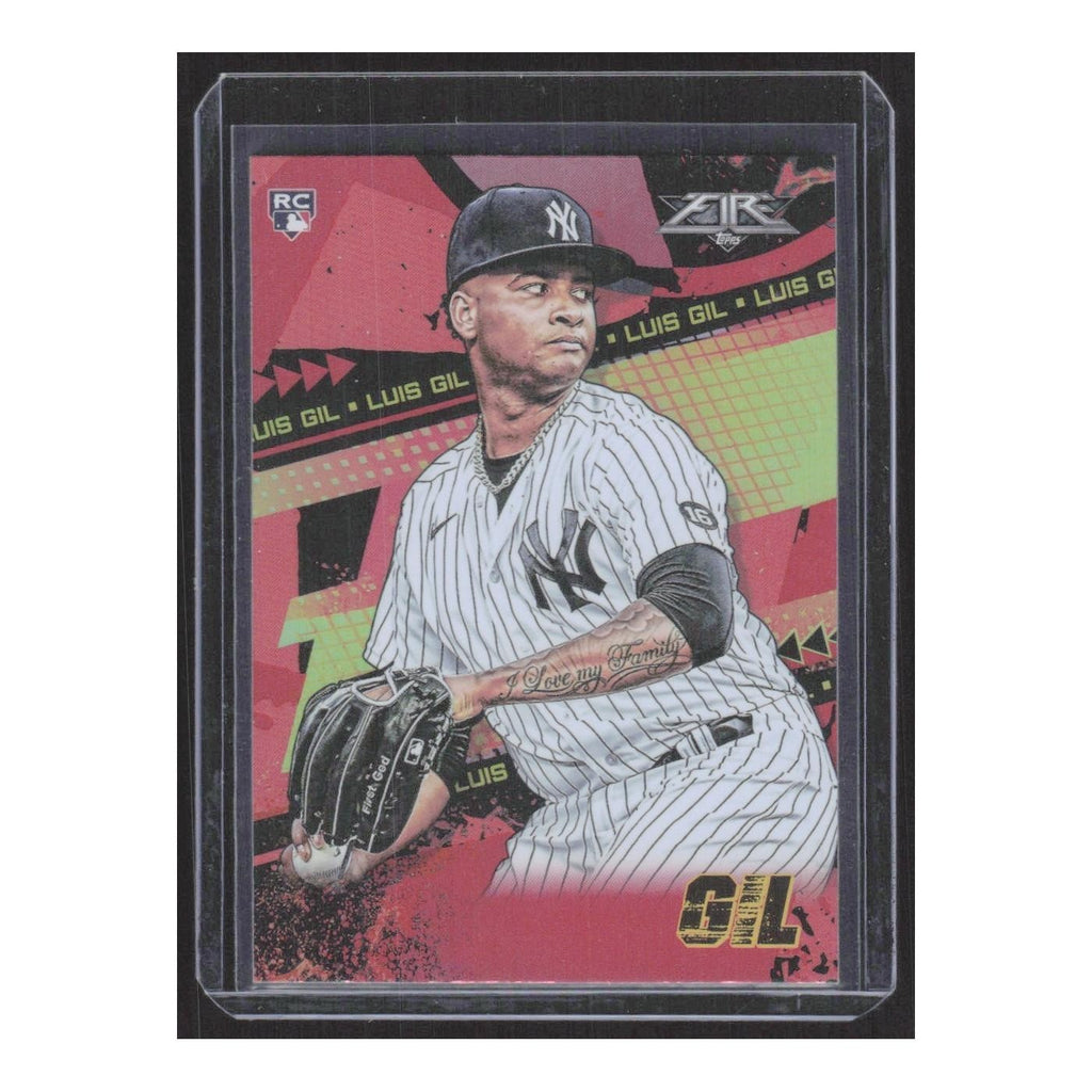 2022 Topps Fire Luis Gil RC Yankees #159