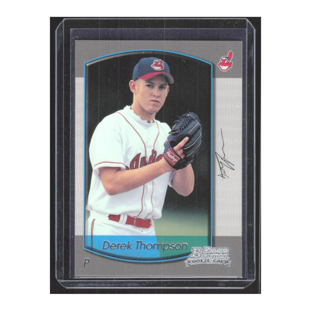 2000 Bowman Derek Thompson RC Indians #23