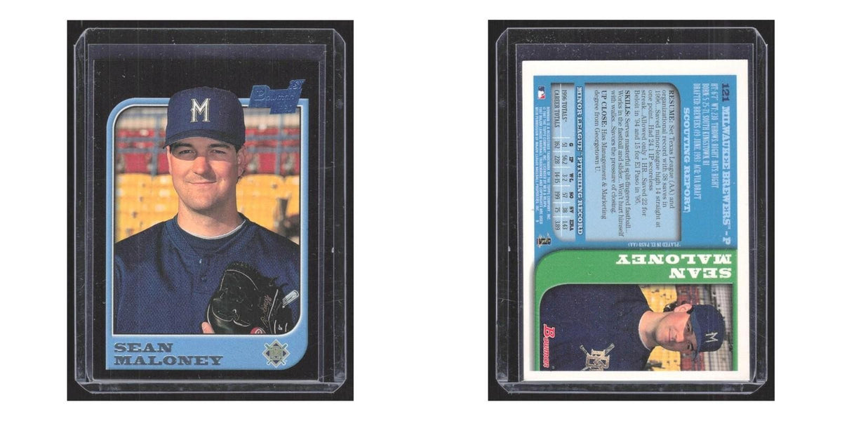 1997 Bowman Sean Maloney RC Brewers #121