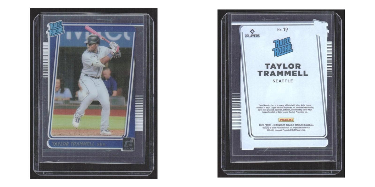 2021 Panini Chronicles Clearly Donruss Taylor Trammell Mariners #19