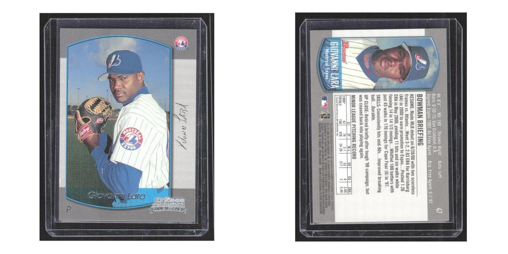 2000 Bowman Giovanni Lara RC Giants #47