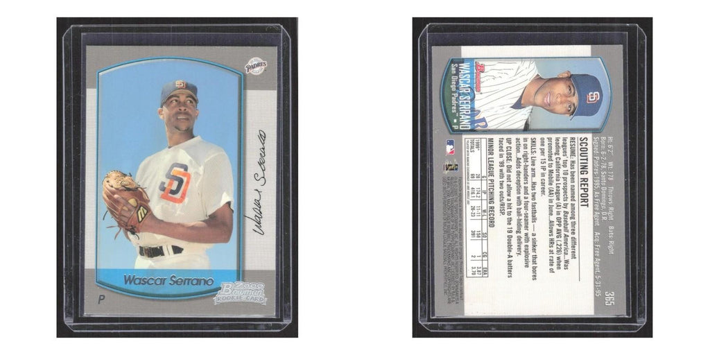 2000 Bowman Wascar Serrano RC Padres #365