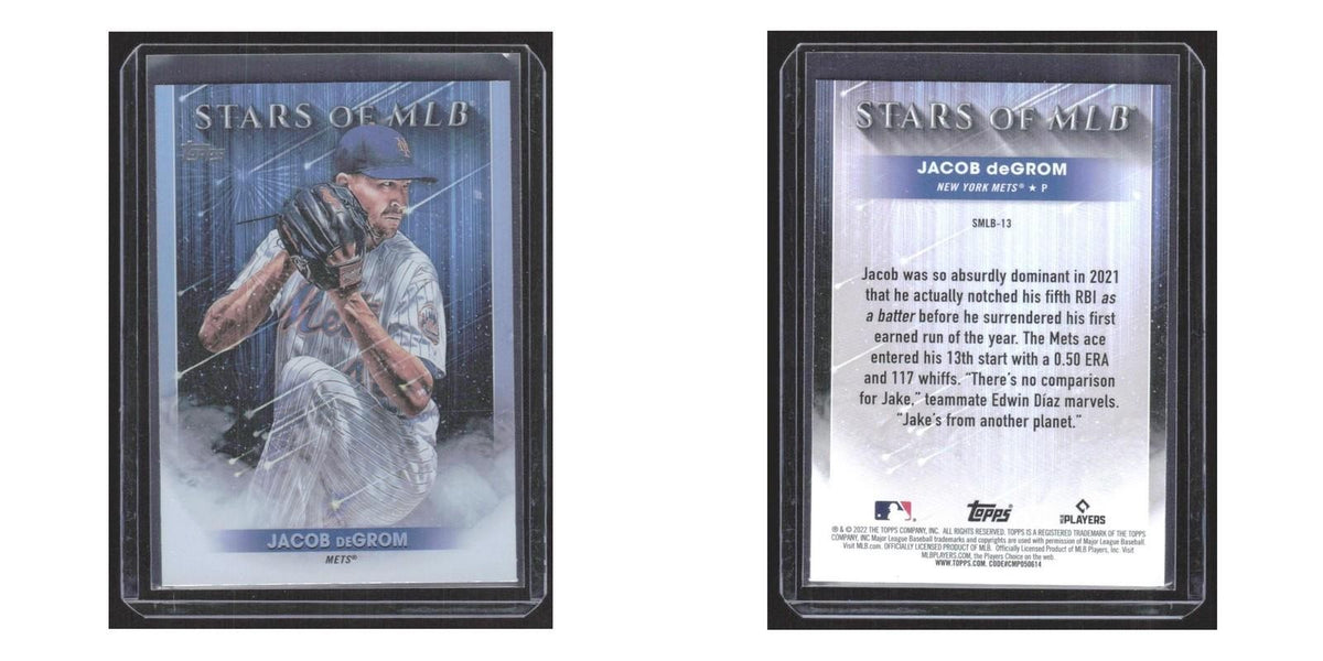 2022 Topps Stars of MLB Jacob deGrom Mets #SMLB-13