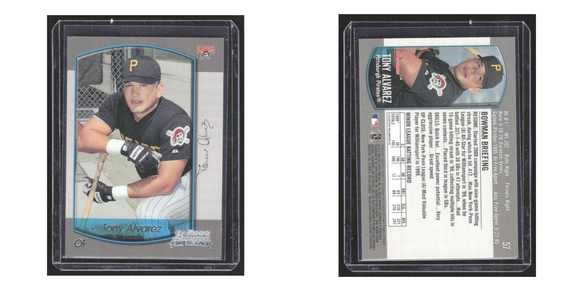 2000 Bowman Tony Alvarez Hickory Crawdads #57