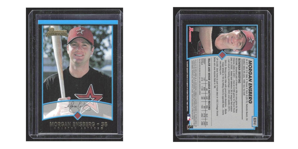 2001 Bowman Draft Picks & Prospects Morgan Ensberg RC Astros #BDP41