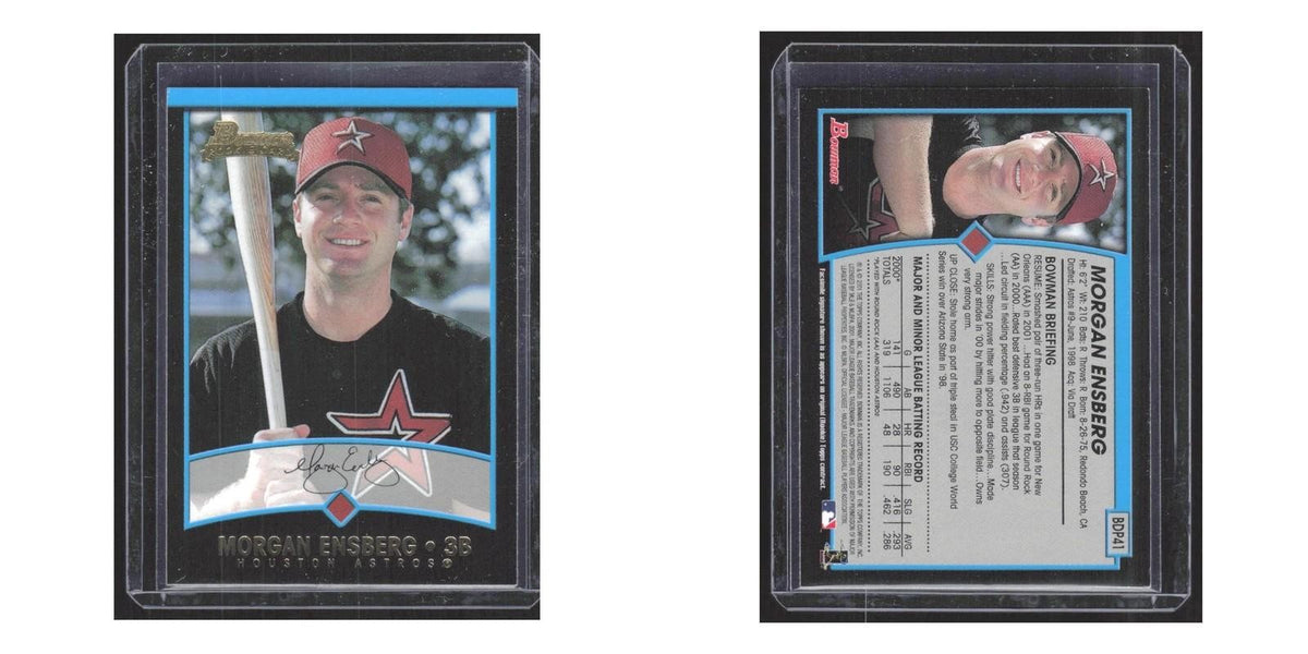 2001 Bowman Draft Picks & Prospects Morgan Ensberg RC Astros #BDP41
