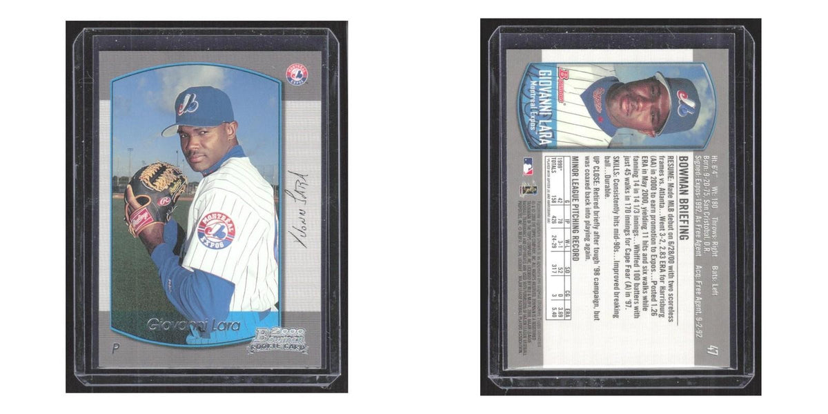 2000 Bowman Giovanni Lara RC Montreal Expos #47